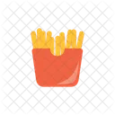 Pommes Frites Essen Franzosisch Symbol