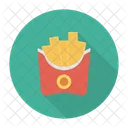 Pommes Chips Junkfood Symbol