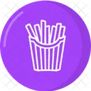 Pommes Frites Essen Fastfood Icon