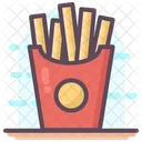 Pommes Frites Kartoffelchips Kartoffelchips Symbol