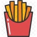 Pommes Frites Franzosisch Kartoffel Symbol