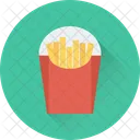 Pommes Frites Kartoffel Symbol