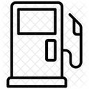 Pompe A Carburant Station Service Bioethanol Icône