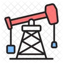 Pompe A Huile Plate Forme Offshore Plate Forme De Forage Icône