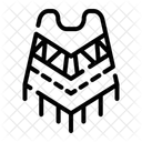 Poncho Culturas Prenda Icono