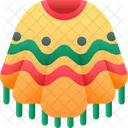 Poncho Clothes Mexican Icon