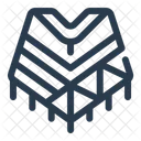 Poncho Cloth Wear Icon