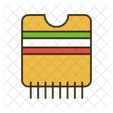 Poncho Roupa Mexicana Roupa Mexicana Ícone