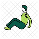 Sentadilla Fitness Entrenamiento Icono