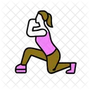 Sentadilla Fitness Entrenamiento Icono