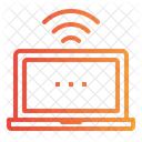 Comunicacao Conexao A Internet Laptop Wifi Ícone