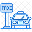 Parada De Taxi Taxi Viagem Ícone