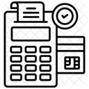 Pos Caixa Registradora Maquina De Fatura Ícone