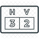 Pontuacao Tabuleiro Esportes Ícone