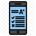 Pontuacao Smartphone Teste Exame Ícone