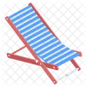 Pool Chair Lounge Chair Sun Chair Icon
