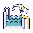 Pool House Building Icon