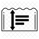 Pool Depth Sign Icon