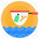 Pool Netzrechen Rechenskimmer Pool Mullskimmer Symbol