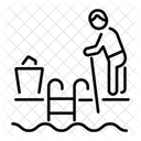 Poolreinigung Hygiene Haushalt Symbol