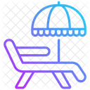 Poolside Lounge Chair Icon