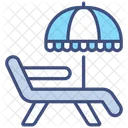 Poolside Lounge Chair Icon