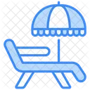 Poolside Lounge Chair Icon