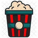 Popcorn Pop Corn Cinema Icon