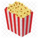 Popcorns Snacks Corn Kernels Icon