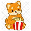 Popcorn Kino Fernsehen Symbol