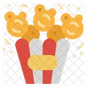 Popcorn Snack Cinema Icon