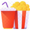 Popcorn Food Cinema Icon