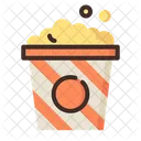 Popcorn Cinema Popcorn Snacks Icon