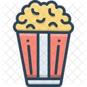 Popcorn Corn Crunchy Icon