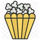 Popcorn Kettle Corn Popcorn Tin Icon