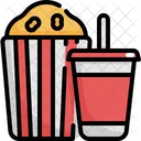 Popcorn Food Movie Icon