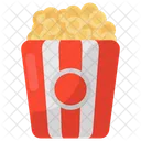 Popcorn Popcorn Bucket Cinema Snacks Icon