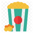 Popcorn Food And Restaurant Cinema Icon