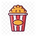 Popcorn Snack Cinema Icon