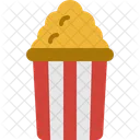 Popcorn Entertainment Snack Icon