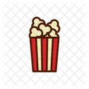 Popcorn Movies Snack Icon