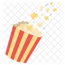 Popcorn Snack Indian Icon