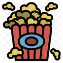 Popcorn Cinema Food Icon