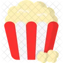 Popcorn Movie Snack Icon