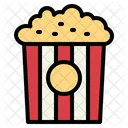 Popcorn Snack Cinema Icon