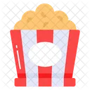 Popcorn Snacks Box Icon