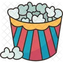 Popcorn Bucket Food Symbol