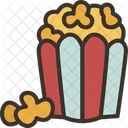 Popcorn Bucket Cinema Symbol