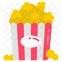 Popcorn Popped Corn Kernels Icon