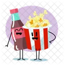 Popcorn And Coke  Icon